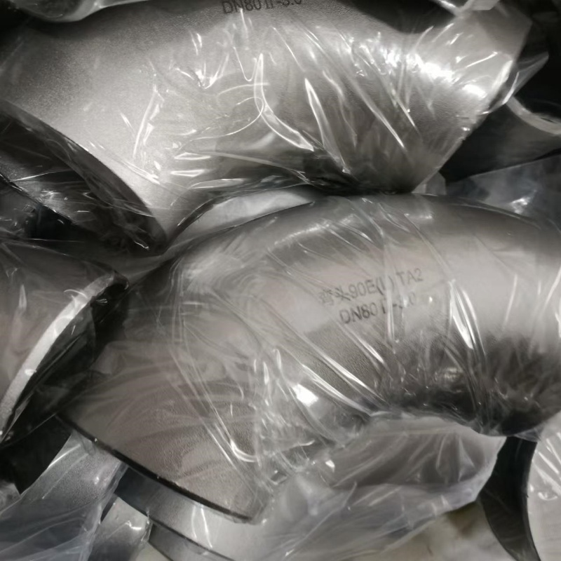 Titanium B862 GRADE 2 FITTINGS | ANSI B16.9 90D/45D ELBOWS, TEES, REDUCER, WELDED COLLAR